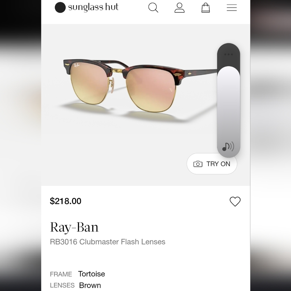 Ray-Ban Tortoise and Brown Sunglasses